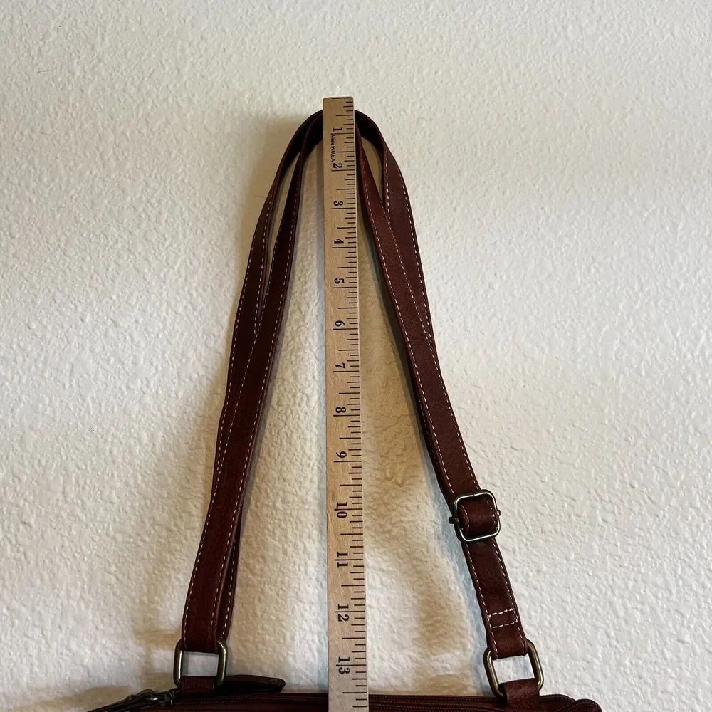 NWOT Born On Concept BOC‎ Faux Leather & Floral Crossbody Purse